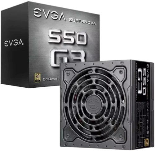 Купити EVGA SuperNova 550 G3 блок живлення 550W (Партномер (MPN): 220-G3-0550-Y1, Артикул (SKU): 633955) EVGA SuperNova 550 G3 блок живлення 550W (Партномер (MPN): 220-G3-0550-Y1, Артикул (SKU): 633955)